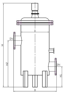 電動濾水器尺寸圖